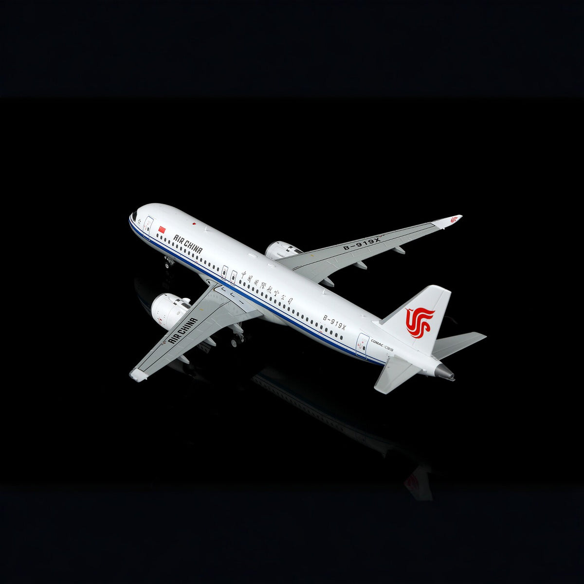 SQ Wings 1:200 Air China COMAC C919 B-919X Diecast Model L2192 L2192FD Flaps Up/Down with Stand