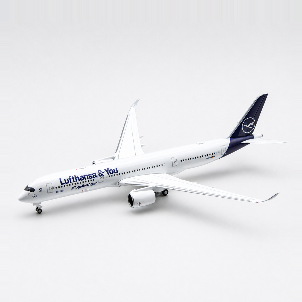 Herpa Wings 1:500 Lufthansa Airbus A350-900 D-AIXP Lufthansa & You Braunschweig Diecast Model 536066