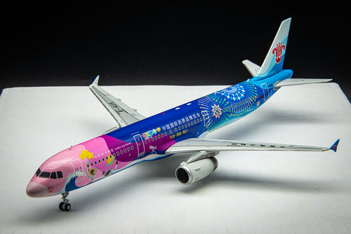 JC Wings 1:200 China Southern Airbus A321 B-1625 China International Consumer Products Expo Diecast Model with Stand LH2366