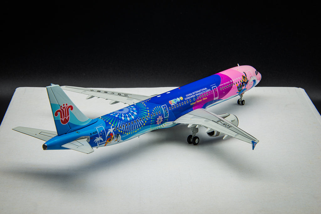 JC Wings 1:200 China Southern Airbus A321 B-1625 China International Consumer Products Expo Diecast Model with Stand LH2366