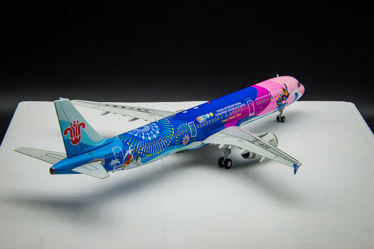 JC Wings 1:200 China Southern Airbus A321 B-1625 China International Consumer Products Expo Diecast Model with Stand LH2366