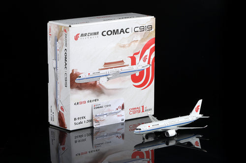 SQ Wings 1:200 Air China COMAC C919 B-919X Diecast Model L2192 L2192FD Flaps Up/Down with Stand