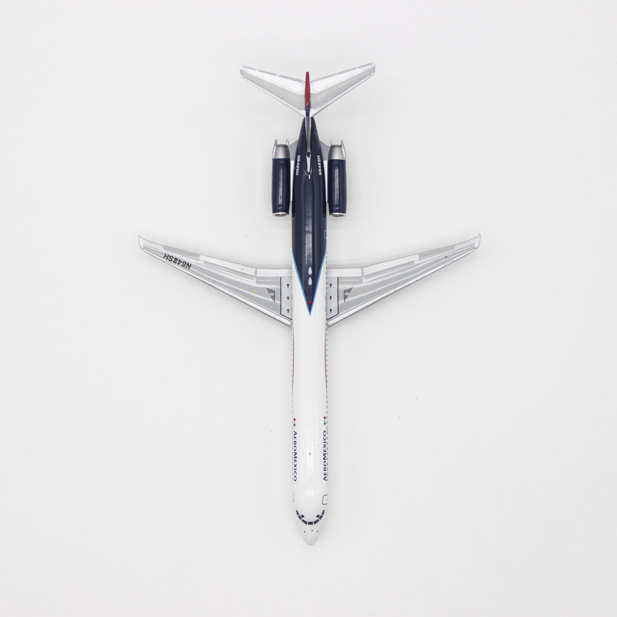 GeminiJets 1:200 Aeromexico Travel McDonnell Douglas MD-83 N848SH Diecast Model G2AMX857 with Stand